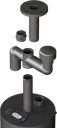 Ventilation System Assembly 2x-V IN-OUT G2"f