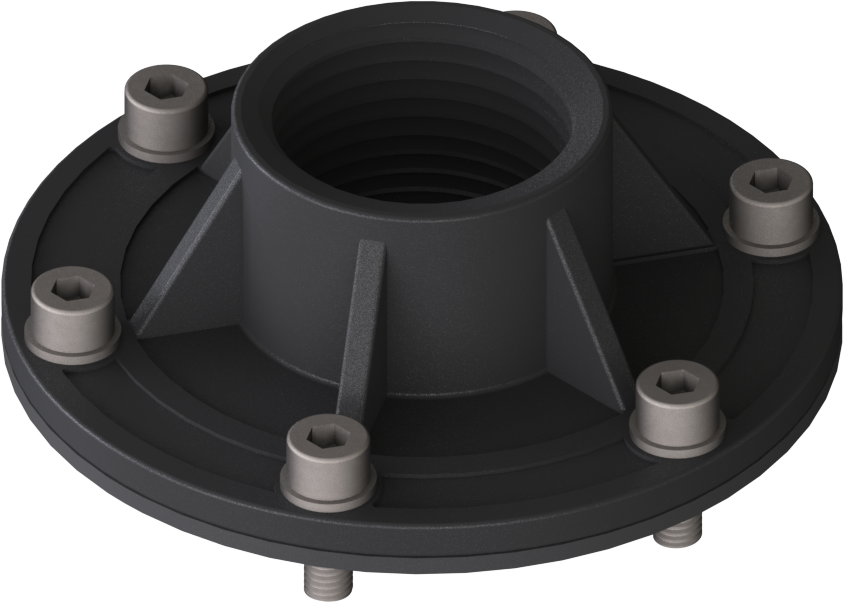 [07.2134.01] Flange Adapter LK73 PA 1"f