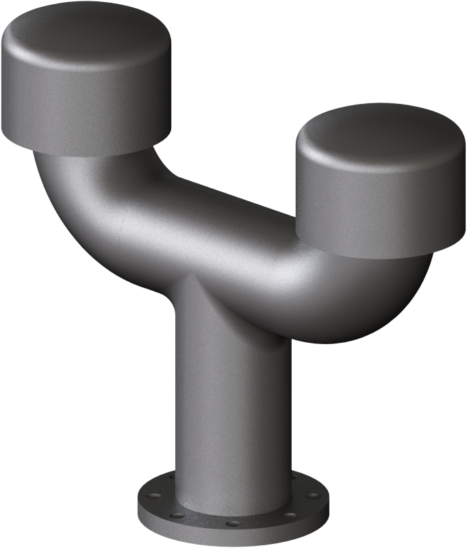 [08.0000.41] Ventilation System Assembly 2x-V lbs150-4"