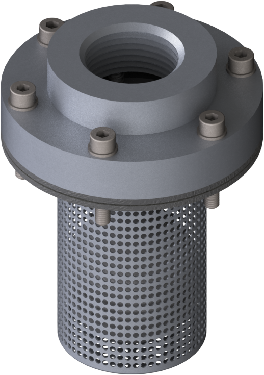 [08.2131.11] Flange Adapter Anti-Splash LK73 AL 1"f