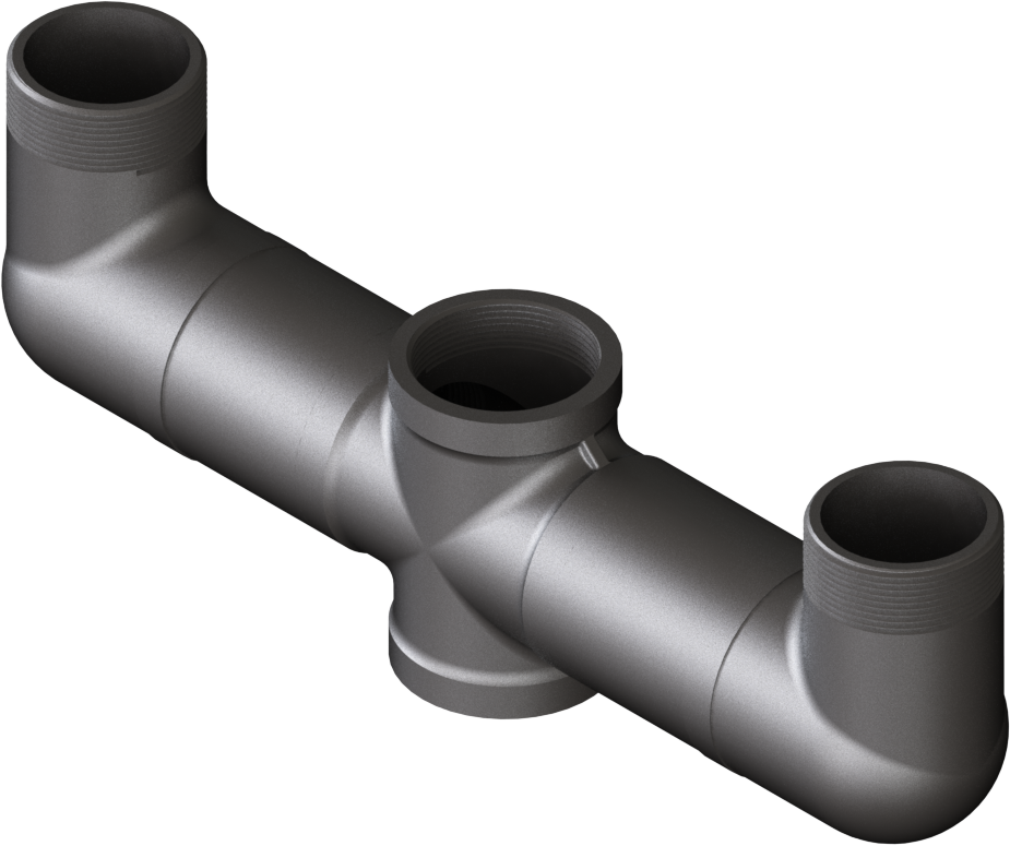 [03.0001.08] Mounting Adapter SS 2-V-2"m 2-2"