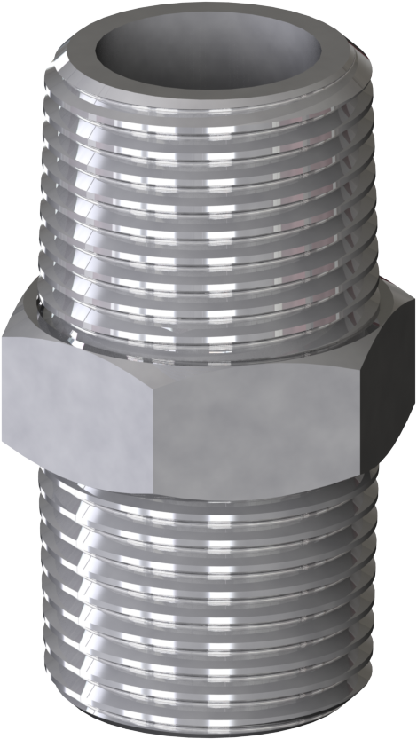 [03.2164.70] Adapter SS, N3/8"m - N3/8"m