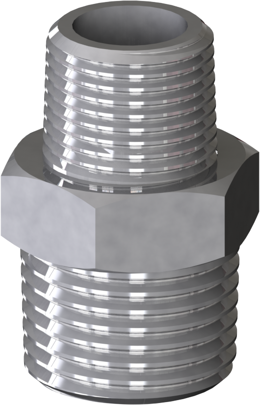 [03.2164.71] Adapter SS, N3/8"m - N1/2"m