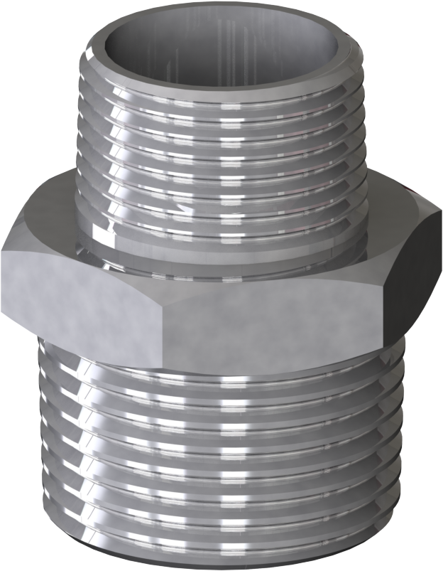 [03.2164.73] Adapter SS, N3/4"m - N1"m
