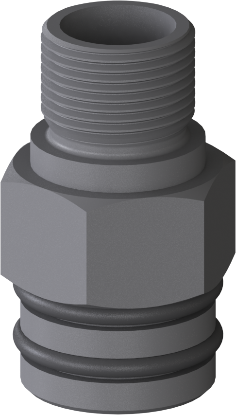 Adapter PA, G3/4"m - Slipfit 1"m