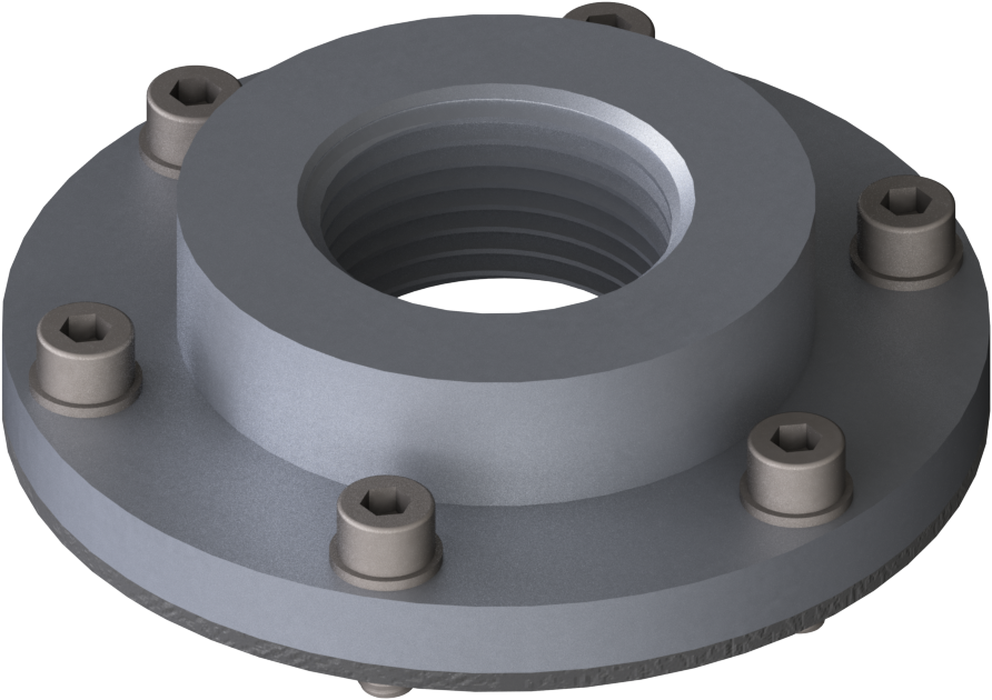 Flange Adapter LK73 AL EPDM 1"f
