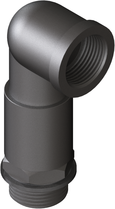 [03.0001.10] Mounting Adapter SS 1x-90 N1"