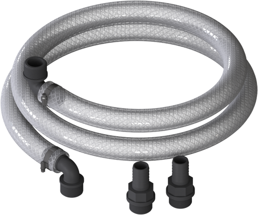 [03.0000.92] Wall Mount Hose 2m N1"m
