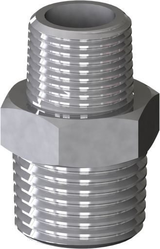 [03.2164.71] Adapter SS N3/8"m - N1/2"m