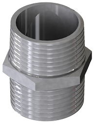 [03.2164.66] Adapter SS, 2"m - 2"m